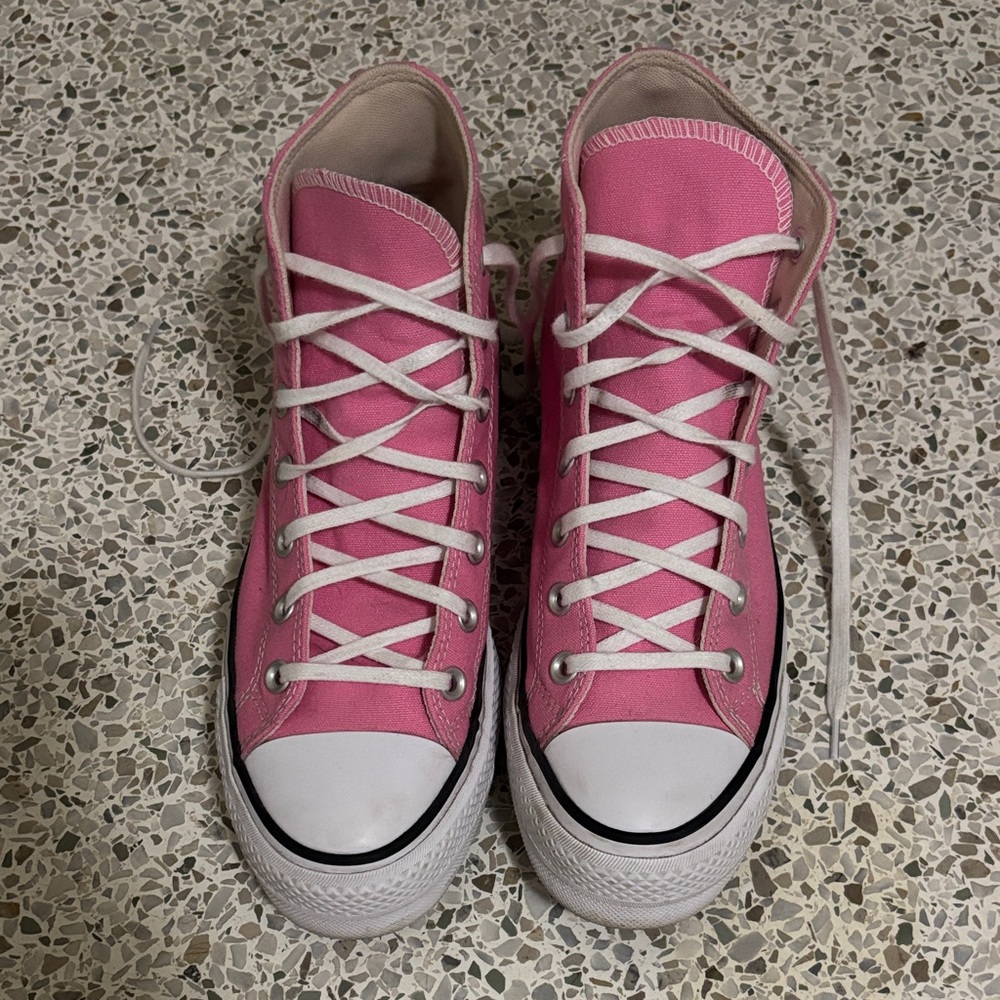 Converse Pink High-Top Sneakers